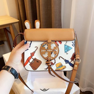 TORY BURCH MILLER CLEAR PRINTED CROSSBODY