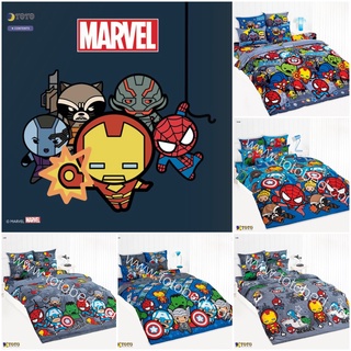 ผ้าปูที่นอน ลาย Marvel Kawaii/TOTO (V.25)