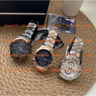 [Pre] R8873619001 R8873619002 R8873619004 45mm Ingegno Mens Watch Maserati นาฬิกาผู้ชาย