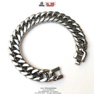 สร้อยข้อมือ 12มิลเงิน chain small สแตนเลสแท้ stainless 316l กำไล โซ่ โซ่ข้อมือ ข้อมือ สร้อย กำไลโซ่ เลส เลสข้อมือ เลสโซ่