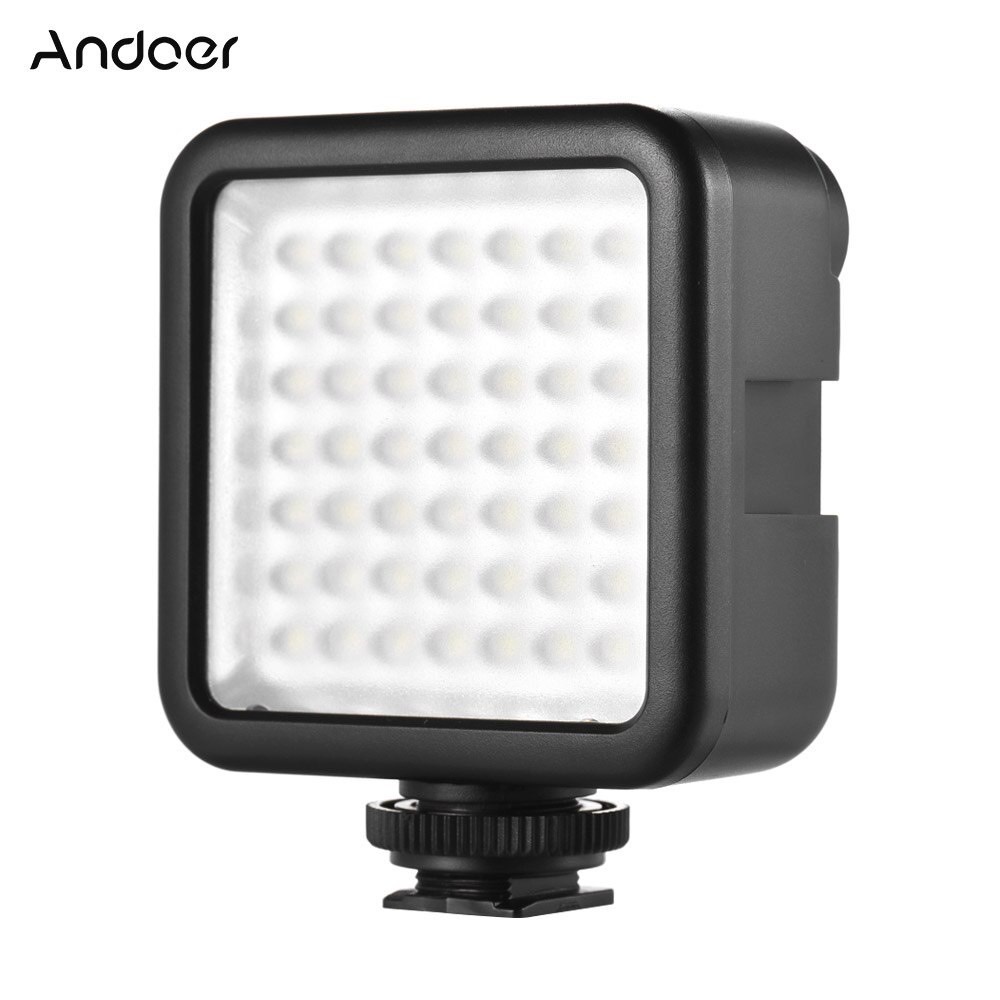 Andoer W49 MINI LED Light ไฟ LED สำหรับติดกล้องm