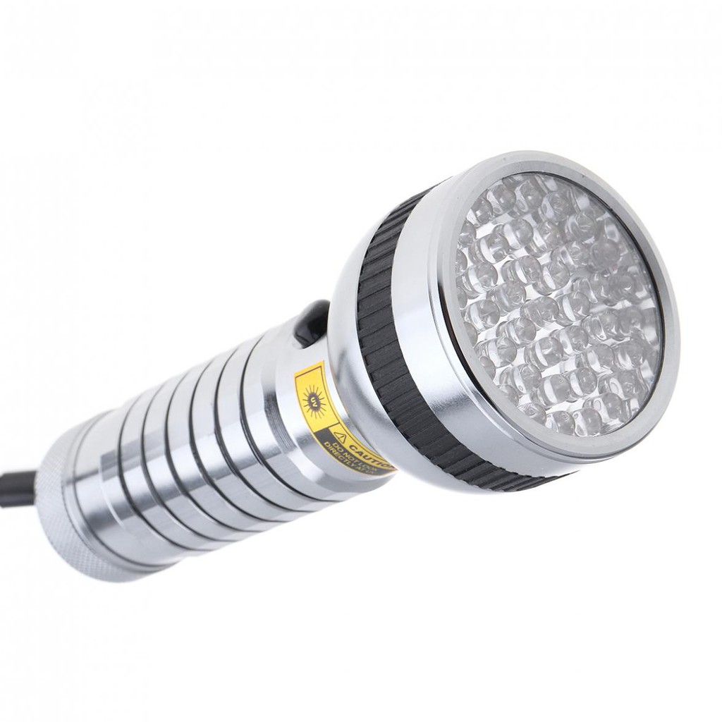 395nm Aluminum Alloy 41 LED UV Multi-function Flashlight for Fluorescent Detect