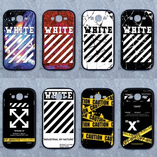 เคส Samsung  Grand 1  ลาย WHITE  ขอบนิ่มหลังแข็ง เคสมือถือ เคสโทรศัพท์ Case