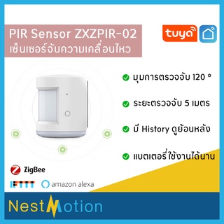 Tuya Zigbee PIR Sensor ZXZPIR-02 เซ็นเซอร์จับความเคลื่อนไหว Zigbee ใช้กับ Tuya Gateway