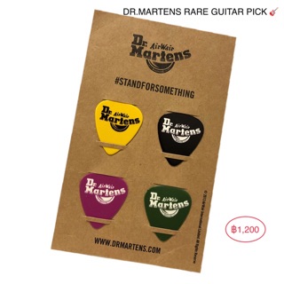 ปิ๊กกีตาร์ DR.MARTENS RARE GUITAR PICK 🎸 แท้จากญี่ปุ่น