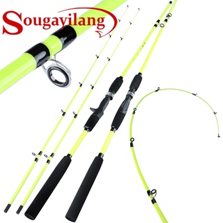 Sougayilang เบ็ดตกปลา 1.8 เมตร 4-12LB 2 ส่วนปั่น/หล่อคันเบ็ด EVA จับสีสดใสคันเบ็ดสำหรับตกปลาน้ำจืด/น้ำเค็ม