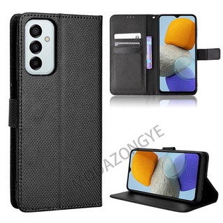 Samsung Galaxy M23 5G เคส Phone Holder Stand Case Galaxy M23 5G GalaxyM23 เคสฝาพับ Wallet PU Leather Back Cover