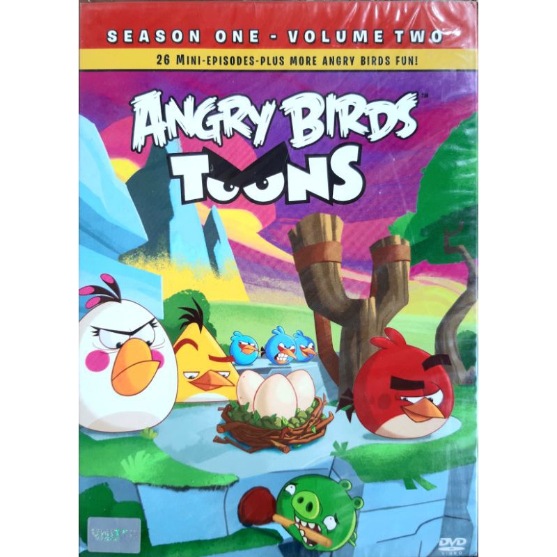 DVD การ์ตูน Angry Birds Toons Season1 Volume 2 แองกรี เบิร์ด ลิขสิทธ์แท้ มือหนึ่ง ปกครอบ ในซีล