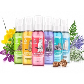 Catidea Deodorizing Spray สเปรย์น้ำหอม สำหรับแมวทุกสายพันธุ์ กลิ่นOrange Blossom ขนาด120 ml.