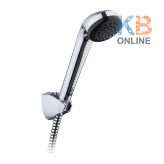 KARAT FAUCET BA01-50 ฝักบัวสายอ่อน ปรับน้ำ 1 ระดับพร้อมสาย Hand Shower Set (1 function) Chrome Ø 7 cm