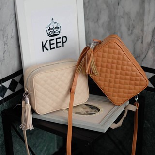 KEEP รุ่น Quited Box Clutch Shoulder Bag กระเป๋าสะพาย KEEP