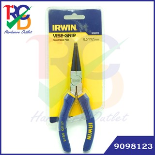 "IRWIN" T9098123 Size.6.5"/165mm คีมปากแหลมกลม