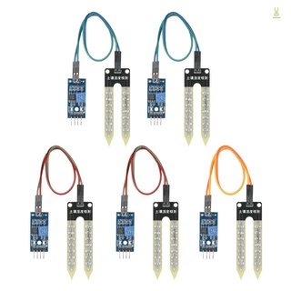 Flt โมดูลเซนเซอร์ตรวจจับความชื้นในดิน แบบเปลี่ยน สําหรับ Arduino 5 ชิ้น