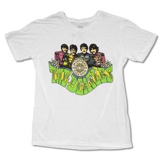 เสื้อยืดวงดนตรีเสื้อยืดลายการ์ตูน The Beatles สำหรับผู้ใหญ่all size