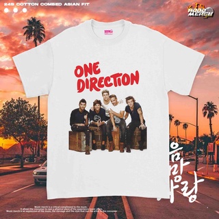 เสื้อยืดผ้าฝ้ายเสื้อยืดลาย ONE DIRECTION MUSIC MERCH สําหรับผู้หญิงผู้ชายL XL  XXL 3XL