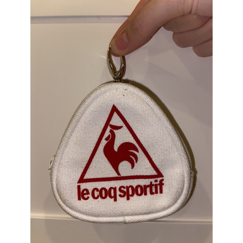 Le Coq Sportif mini coin bag with keychain กระเป๋าสตางค์ห้อยได้