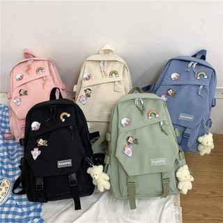 พร้อมส่งกระเป๋าเป้สีสดใส สไตน์เกาหลี