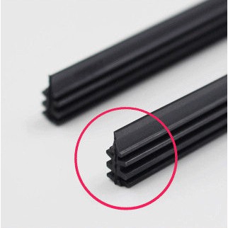 ยางปัดน้ำฝน refill คุณภาพดี  ยาว14- 32 นิ้ว หนา 5.5mm แบบไม่มีล่องล็อคโครง ราคาต่อเส้น