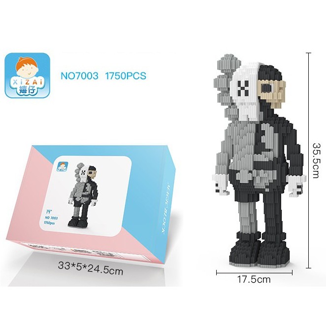 ตัวต่อสะสม ชื่อดัง ตัวต่อเฟือง การ์ตูนดัง MAGIC BLOCK 7003 จำนวนตัวต่อ 1750 ชิ้น_MAGIC BLOCK 7003