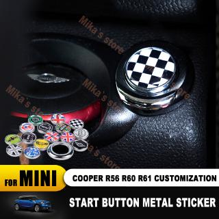 สติ๊กเกอร์ตกแต่งปุ่มสตาร์ทรถยนต์สําหรับ Mini Cooper R56 R60 R61