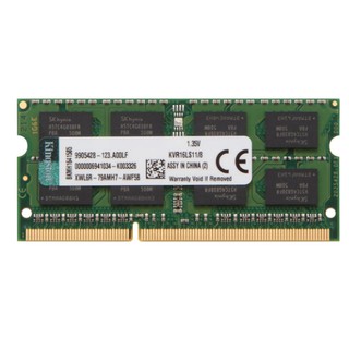 8GB  DDR3L/1600 RAM NOTEBOOK (แรมโน้ตบุ๊ค) KINGSTON VALUE RAM (KVR16LS11/8WP) (by Pansonics)