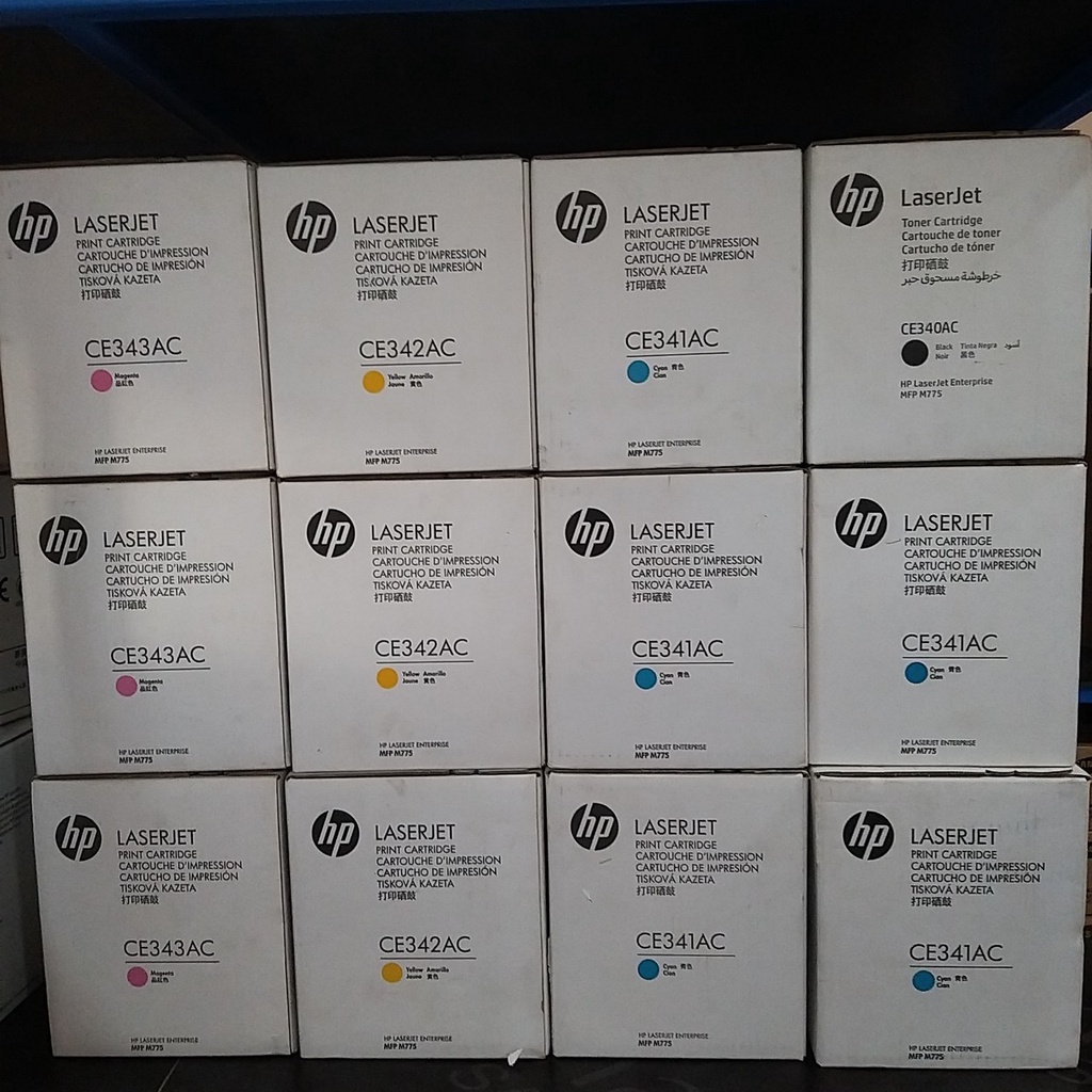 HP 651A CE341A Cyan ตลับหมึกโทนเนอร์ สีฟ้า ของแท้ | Shopee Thailand