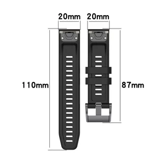 🇹🇭พร้อมส่ง สายนาฬิกา Garmin QuickFit 20mm 22mm 26mm สายซิลิโคน สำหรับ Fenix8 Fenix7 Fenix7S Fenix7X Fenix6 965