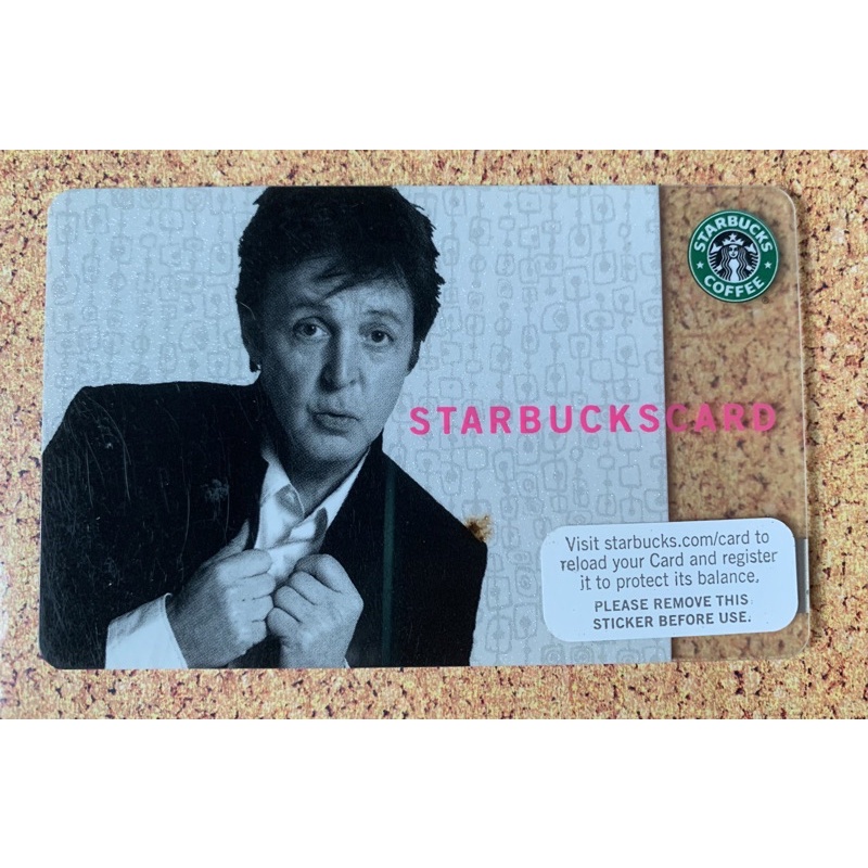 Starbucks  card Rod Stewart usa หายาก