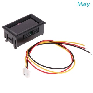 Mary 2 in 1 เครื่องวัดรอบเครื่องยนต์ดิจิทัล LED โวลต์มิเตอร์ RPM สําหรับมอเตอร์หมุนอัตโนมัติ