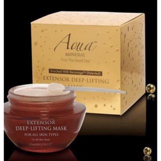 aqua mineral extensor deep-lifting maskมือ2นะคะ เหลือ30เลย ใช้ดีมากคะ