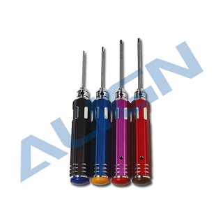 เซ็ทไขควงหกเหลี่ยม (4ชิ้น) Align Hexagon Screw Driver Set HZ024 ไขควง