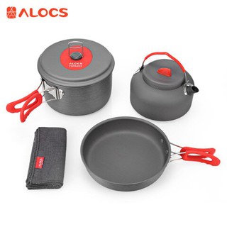 ALOCS 3PCS CAMPING COOK SET CW-C19T