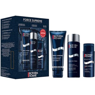 Biotherm Homme Force Supreme Anti-Aging Set 375ml ชุดผลิตภัณฑ์ดูแลผิวหน้าผู้ชายครบสูตรหล่อสะอาดใสย้อนวัยผิวหน้า