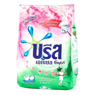 บรีส เอกเซล ผงซักฟอก กลิ่นคอมฟอร์ท 800 กรัม x 12 ถุง Breeze Excel Detergent Comfort Scent 800g x 12pcs