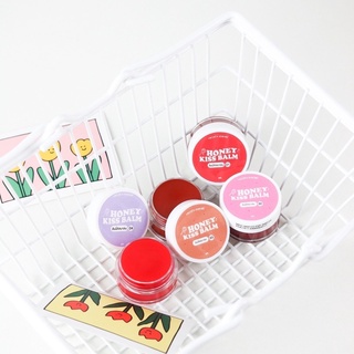 Honey kiss balm💋ลิปบำรุง+ผงสีออแกนิค🛒