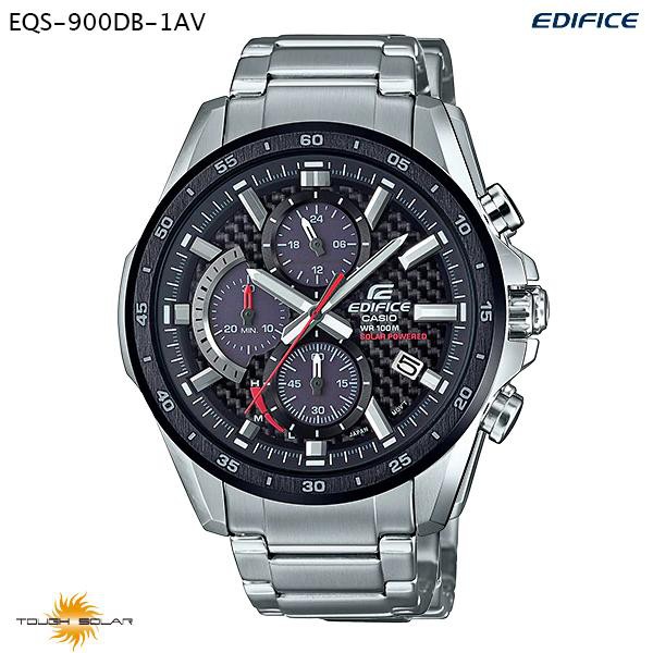 นาฬิกาข้อมือ Casio Edifice Men Solar Chronograph Stainless EQS-900DB