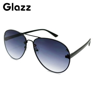 🔥🔥โปรโมชั่นสุดคุ้ม 📌📌 Glazz Sunglasses แว่นกันแดด แถมกล่องและผ้าเช็ดเลนส์ UV 400 Aviator Style รุ่น GZ-0105