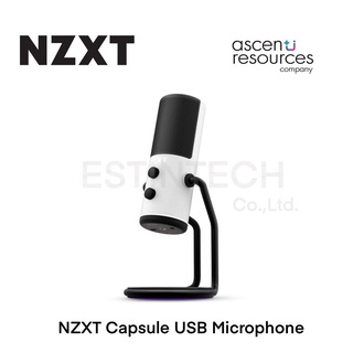 Microphone (ไมโครโฟน) NZXT CAPSULE USB Microphone White / Black ของใหม่ประกัน 2ปี