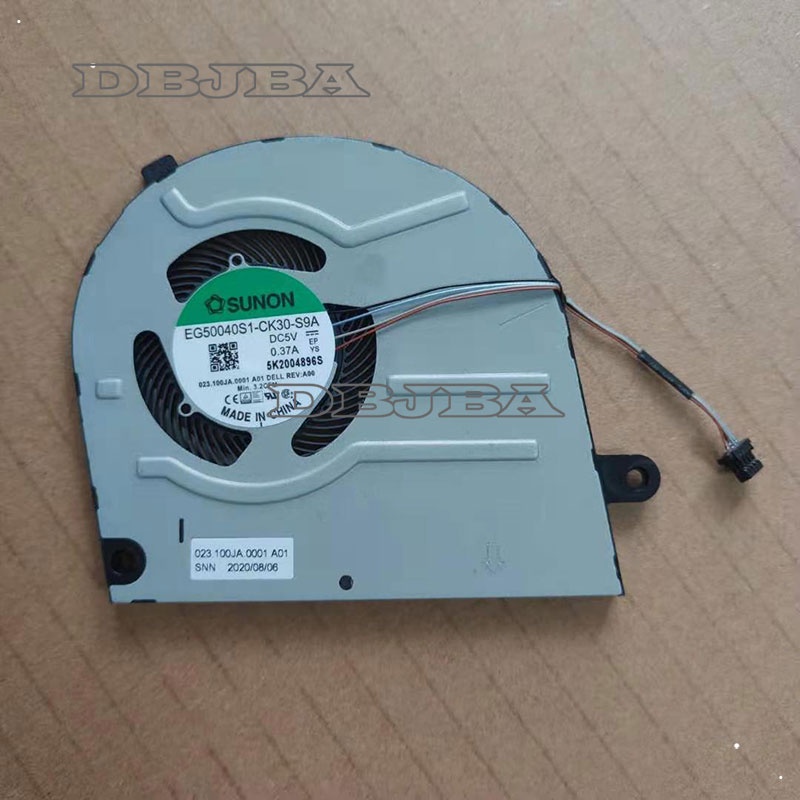 พัดลมระบายความร้อน CPU แล็ปท็อปสําหรับ DELL Inspiron 14 7400 EG50040S1-CK30-S9A DC5V 0.37A 4PIN 0F4R