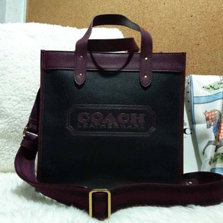 COACH C0774 FIELD TOTE 40 IN COLORBLOCK WITH COACH BADGE