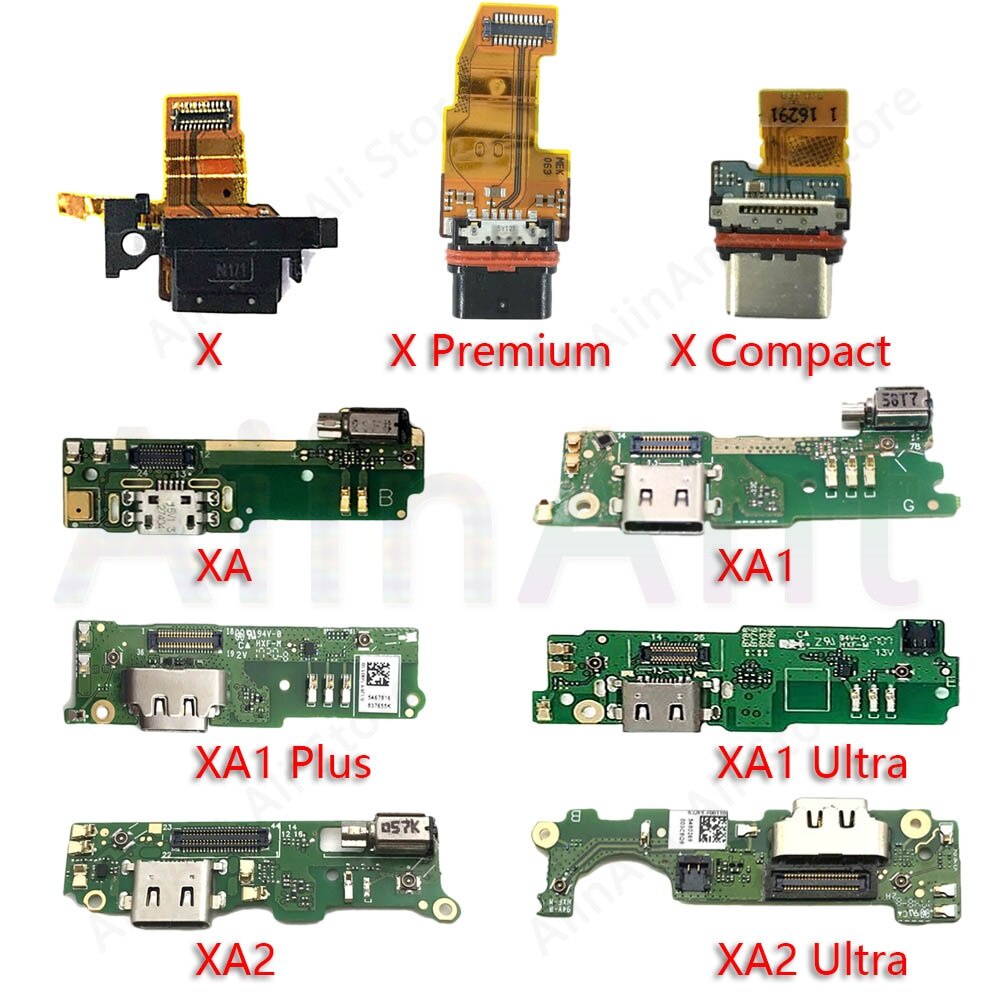 บอร์ดชาร์จ USB สําหรับ Sony Xperia XA XA1 Ultra Charger Port Dock Connector Flex Cable ( Single/Dual