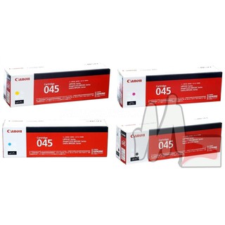 Cartridge-045 Original Canon MF630 / LBP612Cdw หมึกแท้ ประกันศูนย์ สีดำ สีฟ้า สีแดง สีเหลือง