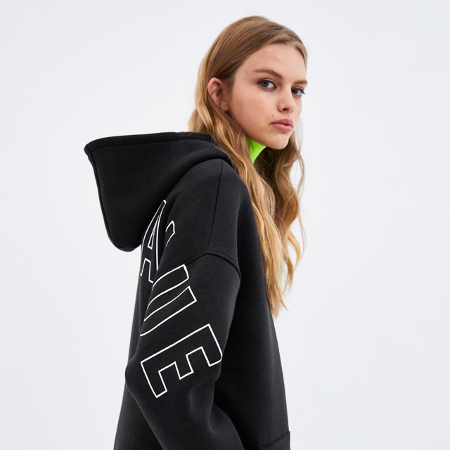 zara oversize hoodie