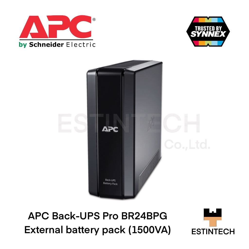 UPS (เครื่องสำรองไฟ ) APC Back-UPS Pro BR24BPG External Battery Pack (1500VA) ของใหม่ประกัน 2ปี