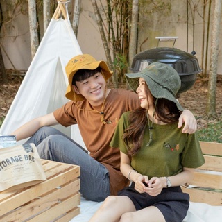 Camping T- shirt เสื้อยืดผ้า cotton