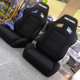 เบาะ RECARO SR7 MAX ผ้าดำตะเข็บแดง พร้อมรางเลื่อนฟรีไซน์