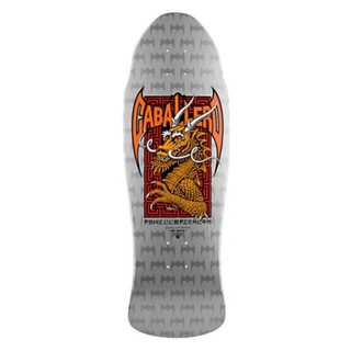 Powell Peralta Caballero Street Silver Skateboard Deck 9.625 x 29.75"