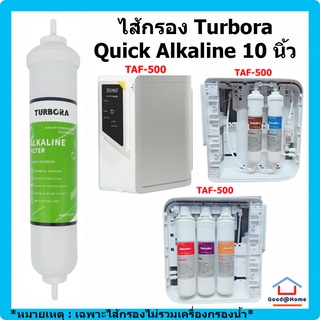 ไส้กรอง TURBORA Quick Alkaline 10 นิ้ว WATER FILTER TURBORA QUICK UF 10” เครื่องกรองน้ำ ไส้กรองน้ำดื่ม กรองน้ำดื่ม