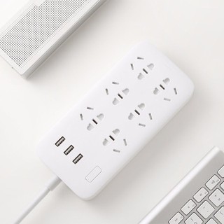 ปลั๊กไฟ Power Strip 2A Fast Charging 3 USB Extension Socket Plug 6 Standard Sockets