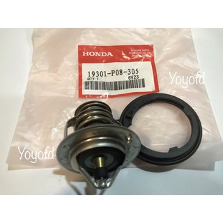 วาล์วน้ำ Honda + โอริง PART NO. 19301-P08-305 อุณหภูมิวาล์วน้ำ 78 องศา